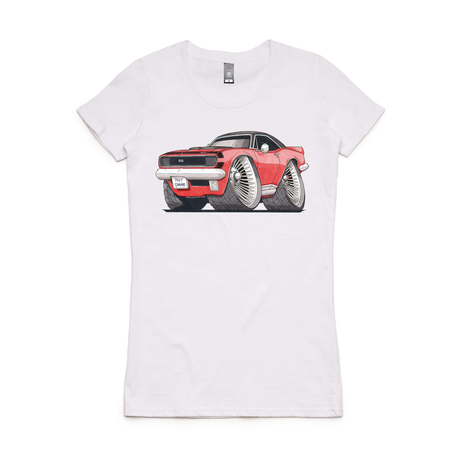 Chevrolet 67 Camaro T-shirt – Womens - Koolcarz