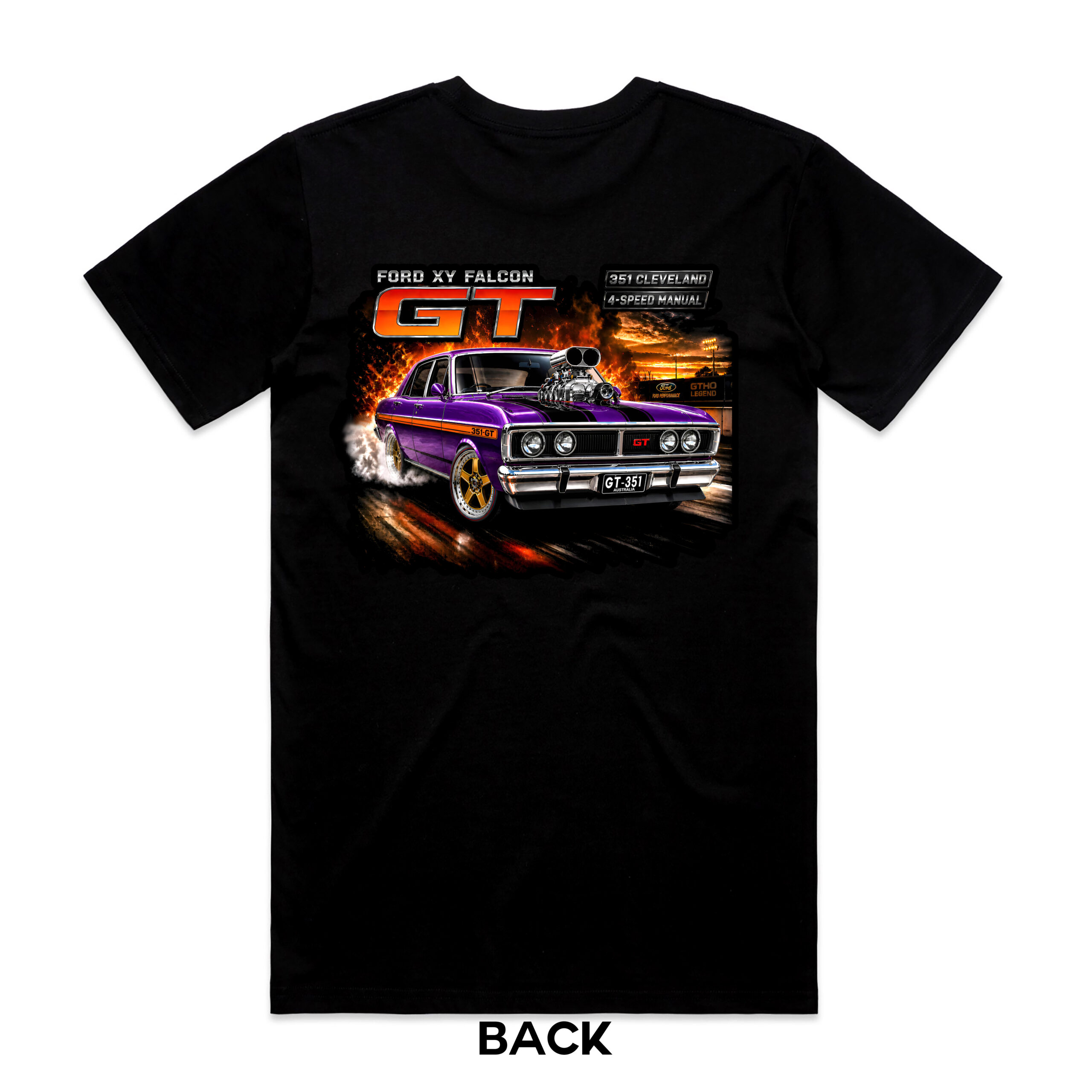 Ford XY GT Blown Purple Kool Carz Tee