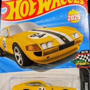 Hot Wheels Ferrari 365 GTB4 Competizione yellow 2025