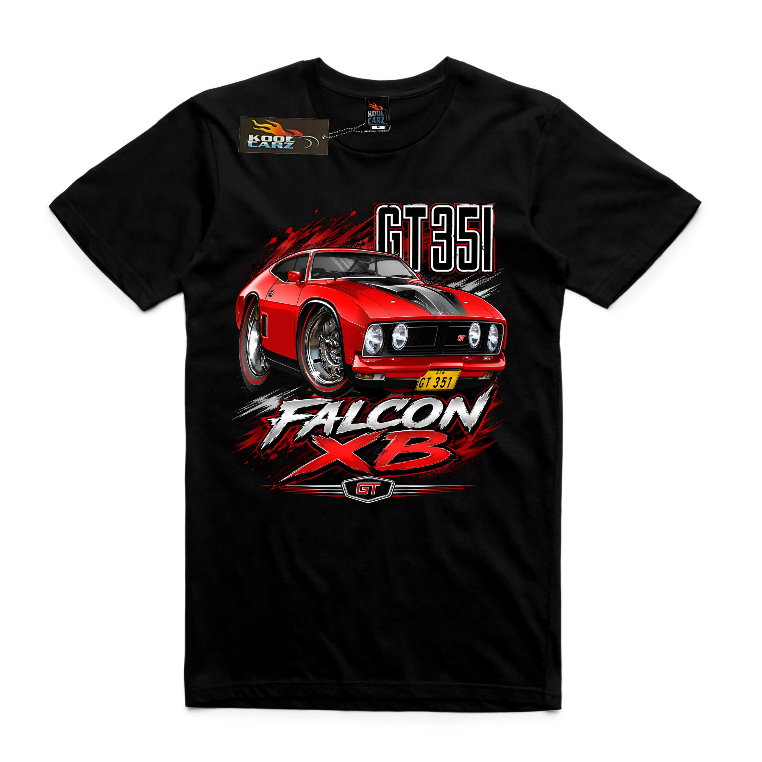 Ford XB Coupe GT Red Kool Carz Tee