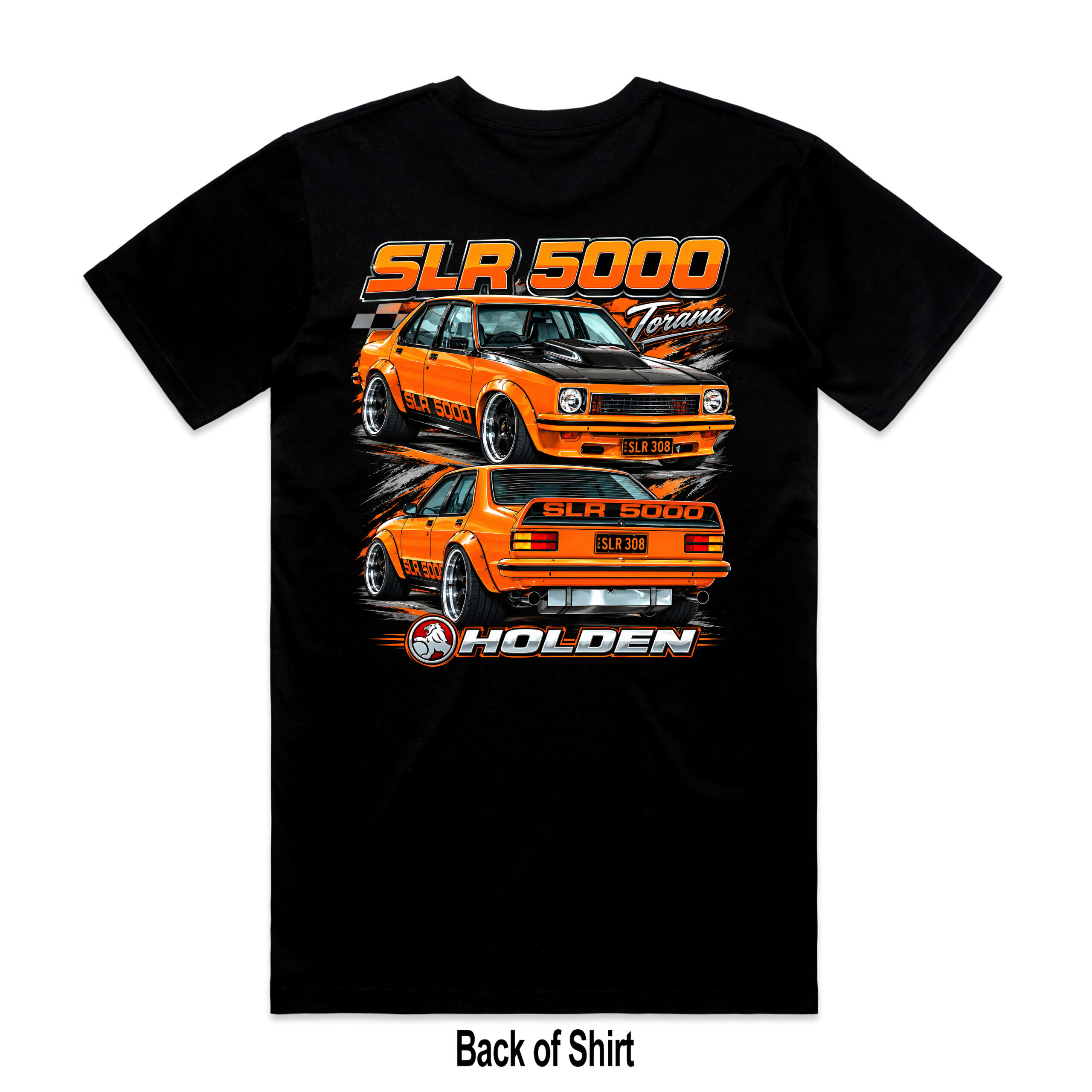 Holden SLR 5000 Torana Orange Kool Carz Tee