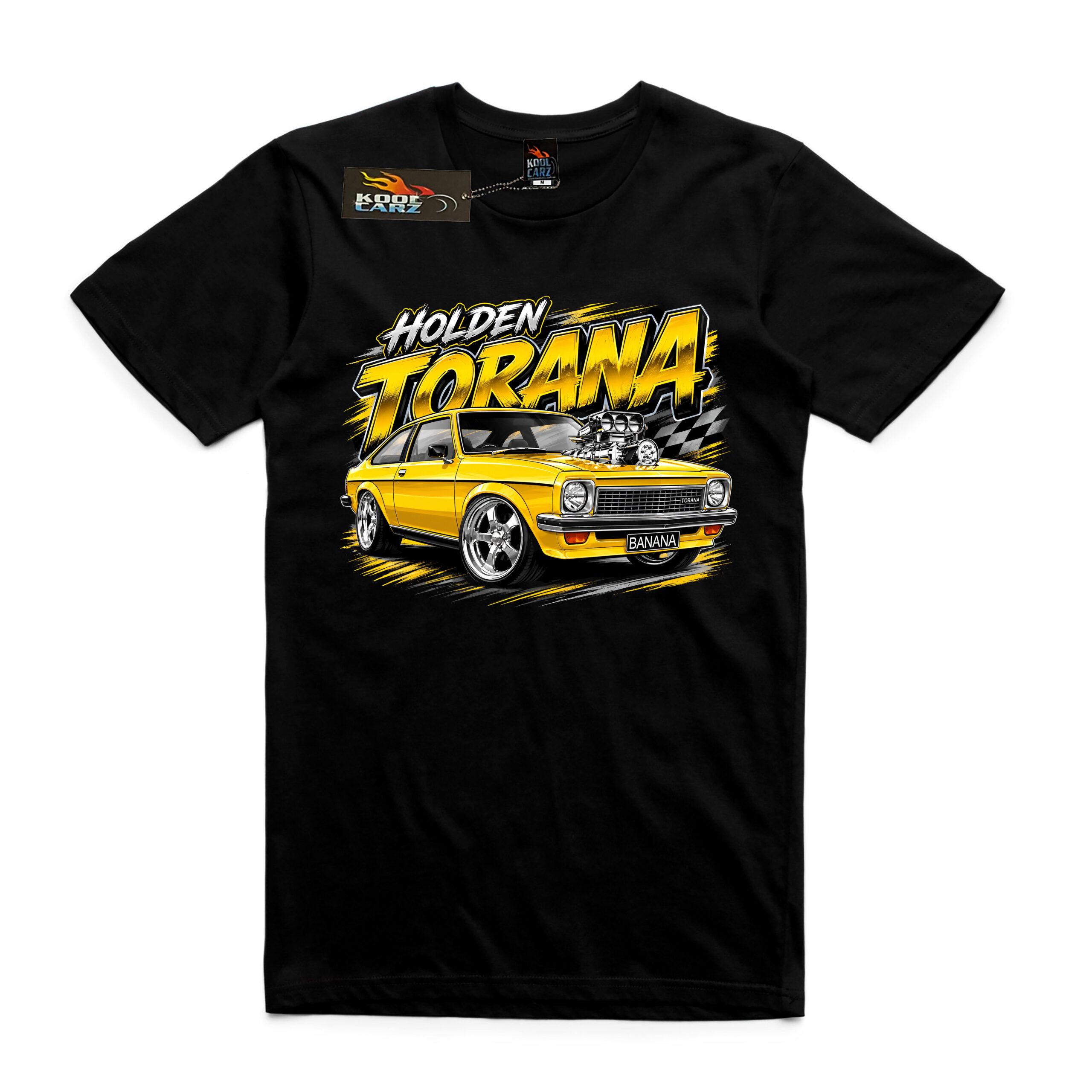 Holden Torana Yellow Kool Carz Tee