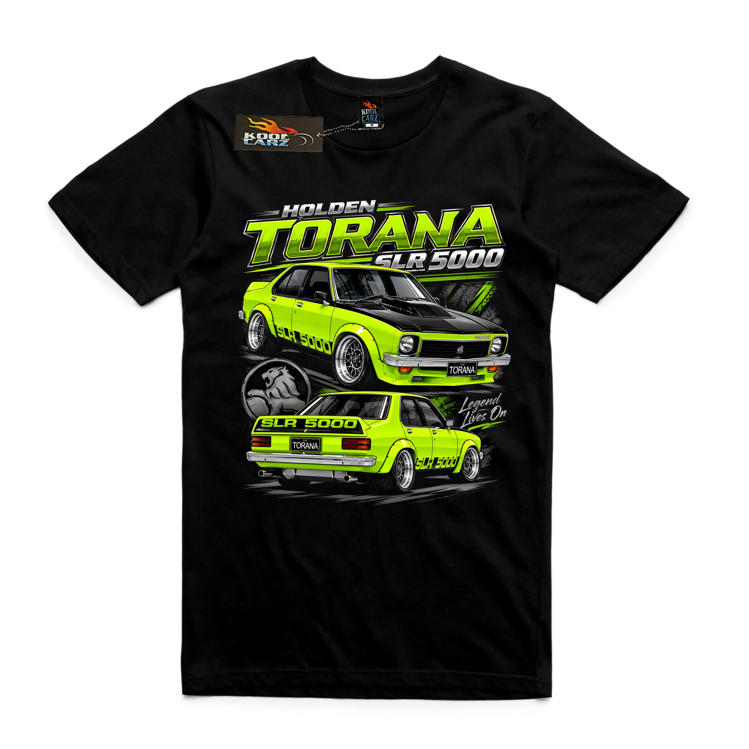 Holden Torana SLR 5000 Lime Kool Carz Tee