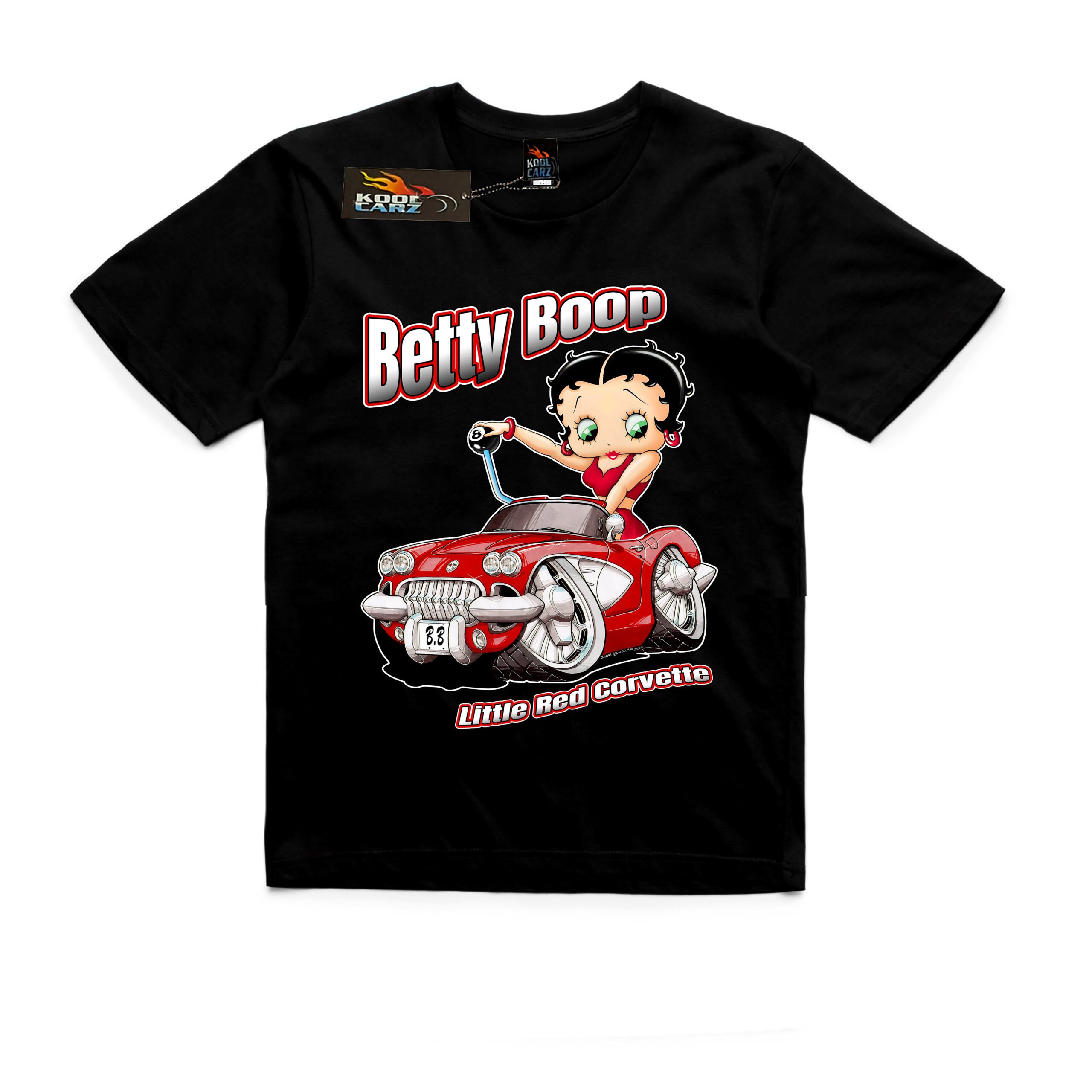 Betty Boop C1 Corvette Kids Tee